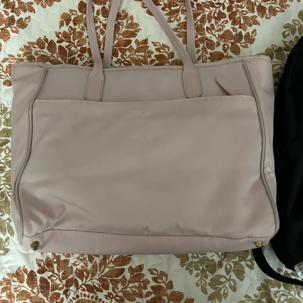 2 Gently Used Unisex Baby Diaper Bags - Mommore & FisherPrice